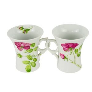 Altrohla Austria Rose Porcelain Mugs 4 oz.